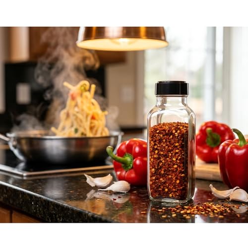 Glass Spice Jars with Shaker Lids (3 Count)