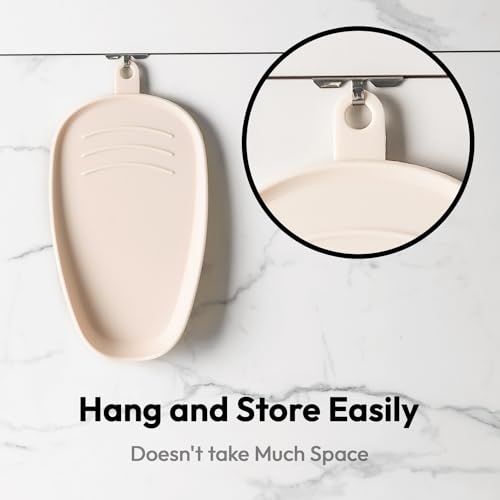 Unbreakable Large Silicone Spoon Rest for Stove Top