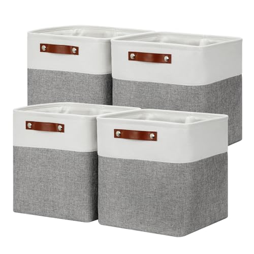 Set of 4 Storage Cubes Baskets for Organizing (4 Count)