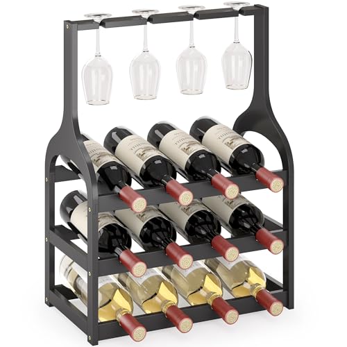 Bamboo Wine Rack Countertop