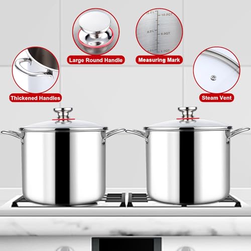 12 QT Stock Pot with Lid