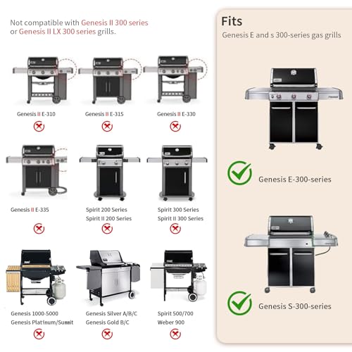 19.5" x 25.8'' Stainless Steel Cooking Grill Grates for Weber