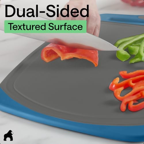 BPA Free Reversible Kitchen Cutting Board (3 Count)