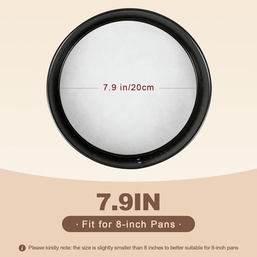 200 Pcs 8" Round Parchment Paper (200 Count)