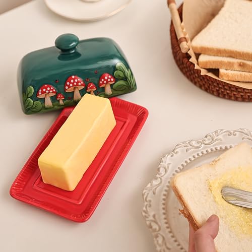 Ceramic Butter Dish with Lids