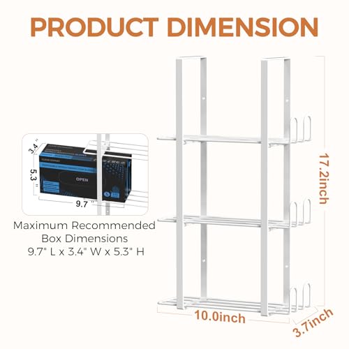 Glove Holder Dispenser for Wall Mount