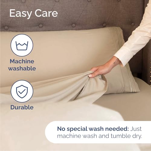 Cal King Size 4 Piece Sheet Set