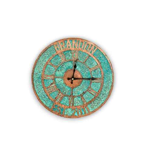 Handmade Copper Wall Clock Artisan Touch in Every Piece