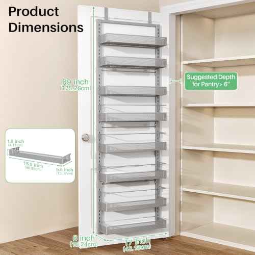 8 Tiers Over the Door Organizer