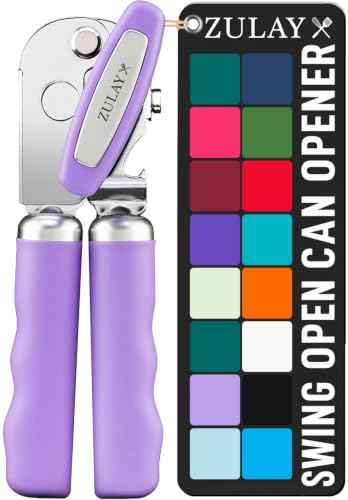 Stainless Steel Swing Open Manual Can Opener Comfortable Grip