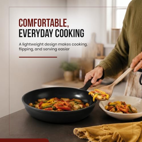 Energy 8" Ceramic Coated Aluminum Frying Pan