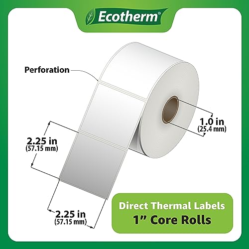 2.25" x 2.25" Thermal Labels (2800 Count)