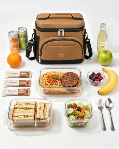 Lunch Box for Men Women Insulated Lunch Tote Cooler Bag Lunchbox