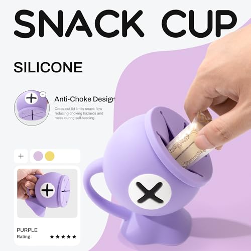 Li&Zhao Toddler Snack Cups
