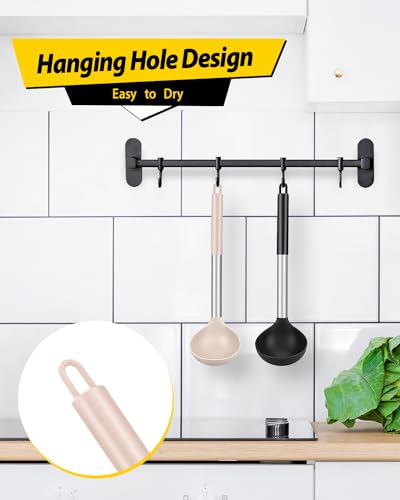 Silicone Soup Ladle Spoon Kitchen Utensils (2 Count)