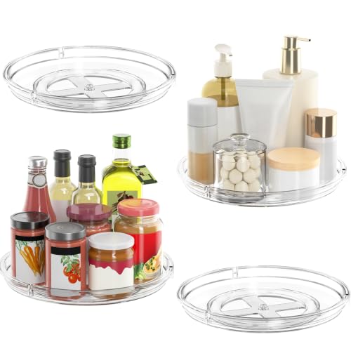 4 Pack Lazy Susan Organizer 9 inch Lazy Susan Turntable for Cabinet