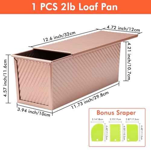 2lb Pullman Loaf Pan with Lid