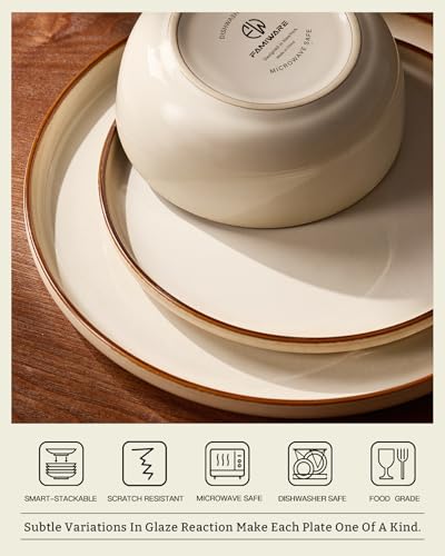 Milkyway 24 Piece Stoneware Dinnerware Set