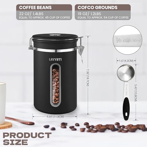 Coffee Canisters with Window