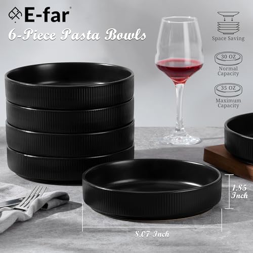 Pasta Bowls Set of 6 (6 Count)