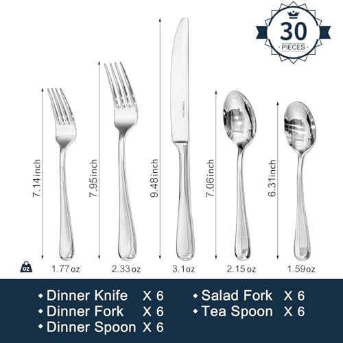 Silverware Set for 6