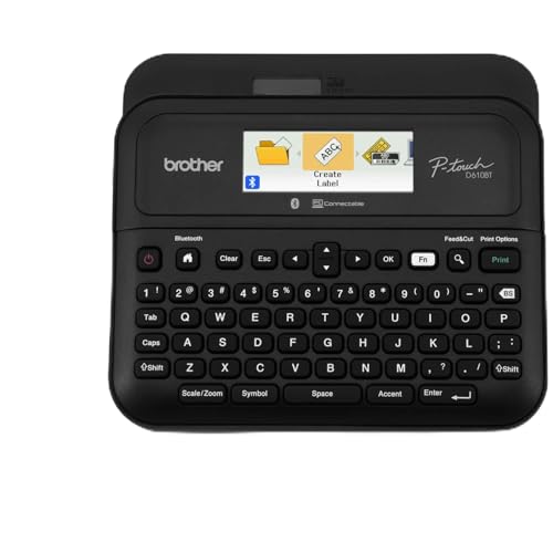 P-touch PT- D610BT Business Professional Connected Label Maker | Connect and Create via Bluetooth® on TZe Label Tapes up to ~1 inch (Renewed Premium)