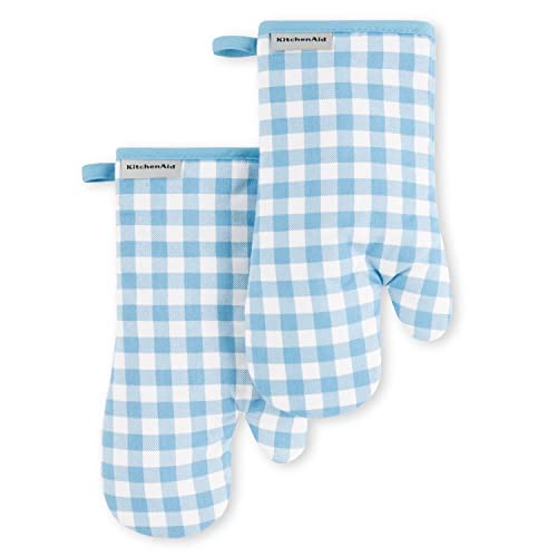 Gingham Oven Mitt 2