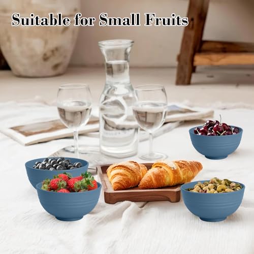 wheat straw dessert bowls 10oz set of 8