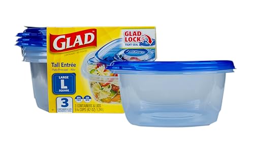 GladWare Tall Entree Containers (3 Count)