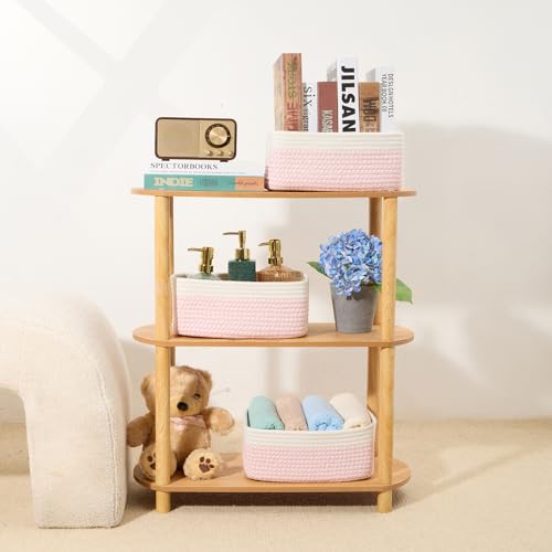 Small Storage Baskets for Organizing (4 Count)