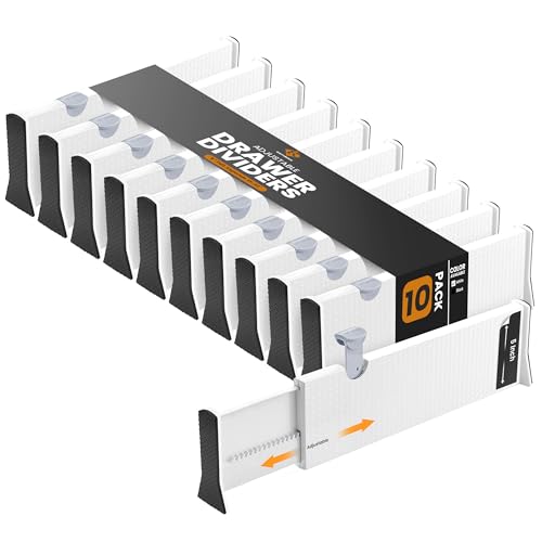 Adjustable Deep Drawer Divider (10 Count)