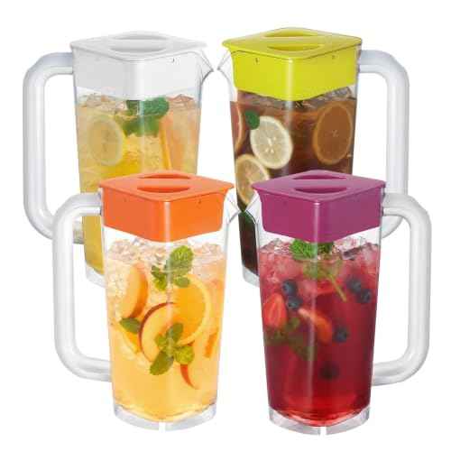 4Pk 2L 68oz Plastic Pitcher w
