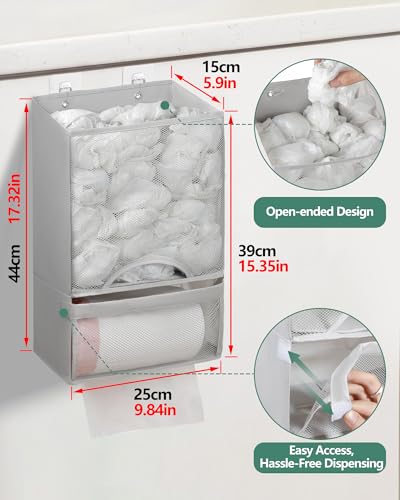Bag Saver Extra Large 2 in 1 Plastic Bag Holder Storage