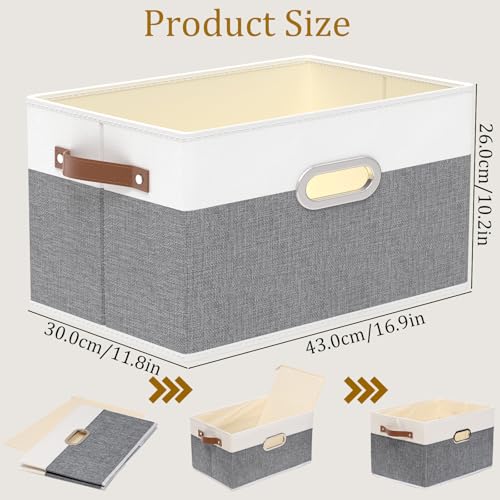 Collapsible Fabric Storage Bins