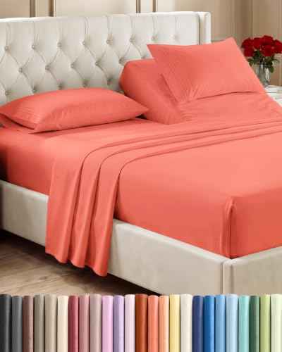 Flex Top Split Head King 4 Piece Sheet Set