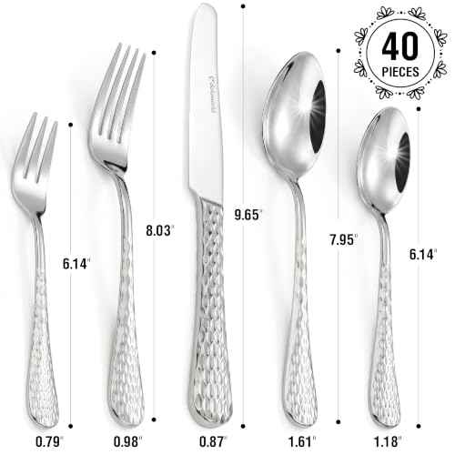 Stainless Steel Flatware (40 Count)