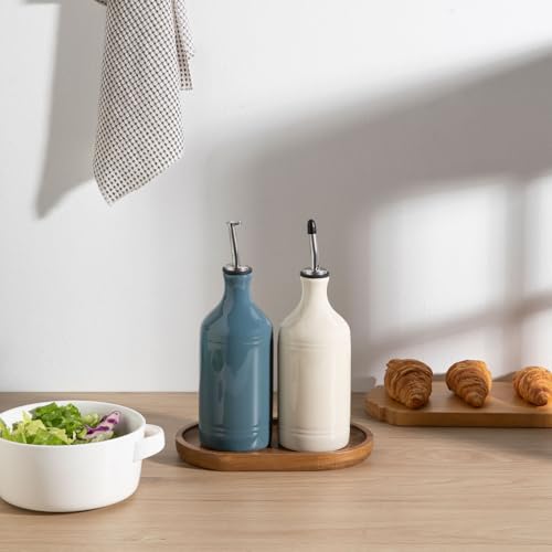 Sweejar Ceramic Olive Oil Dispenser Bottle Set