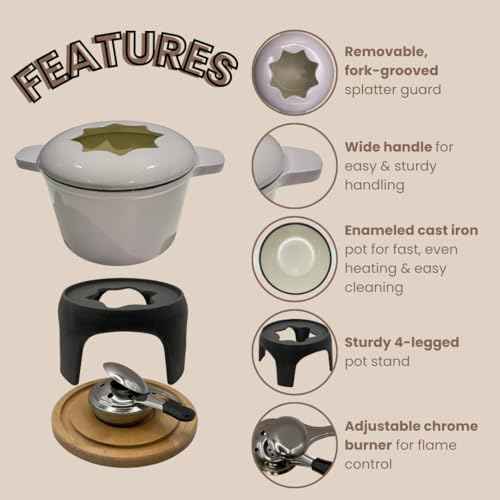 Cast Iron Fondue Set 15