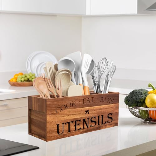 Extra Large Utensil Holder Countertop for Kitchen Counter