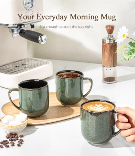 Ceramic Coffee Mugs Set of 6 (6 Count)