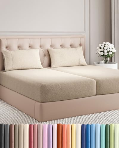 Split King Size 5 Piece Sheet Set