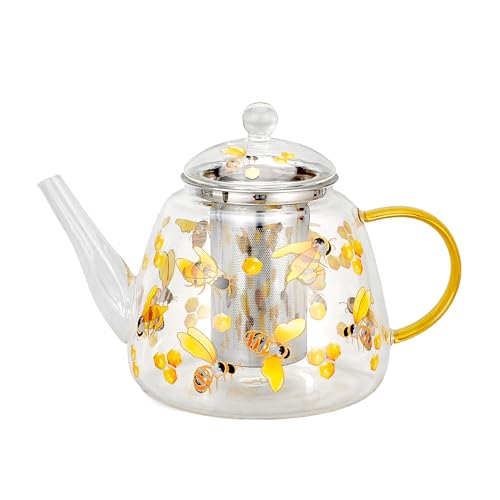 Heat Resistant Glass Teapot with Infuser