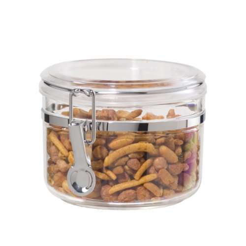 Clear Canister with Clamp Lid