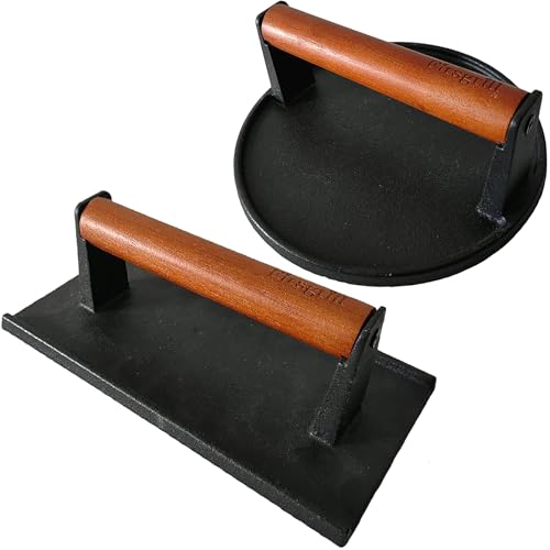 Burger Press 7.08" Round & 8.3”X4.3”Rectangle Heavy