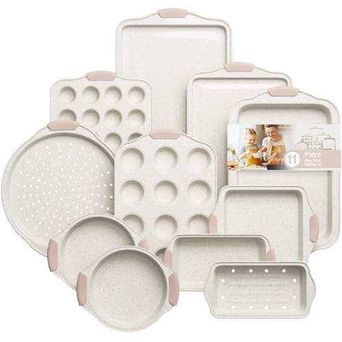 11 Piece Baking Pans Set Nonstick