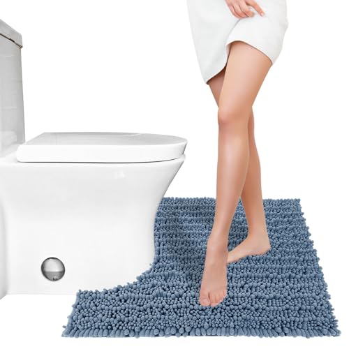 Toilet Rug U Shaped Washable 24x24 Inch