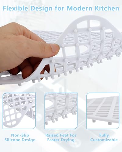 2 Pack Silicone Sink Protectors for Kitchen Sink