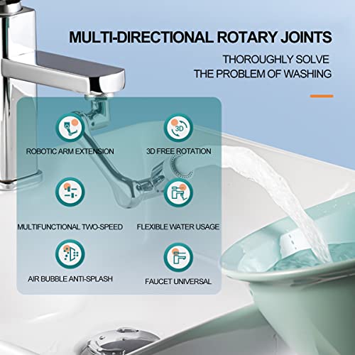 1080° Rotating Faucet Extender Aerator