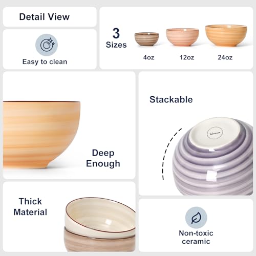 Ceramic Dipping Bowls (6 Count)