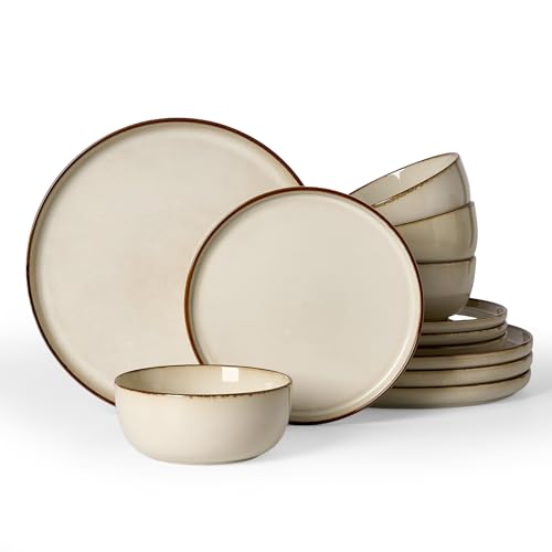 Milkyway 12 Piece Stoneware Dinnerware Set